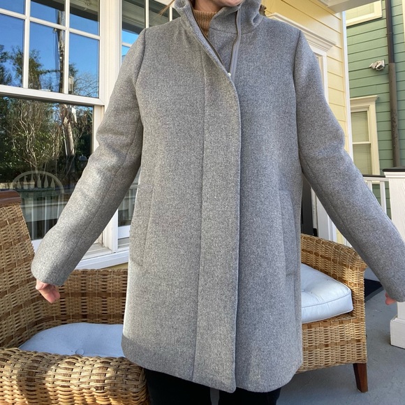 J. Crew City Coat in Grey